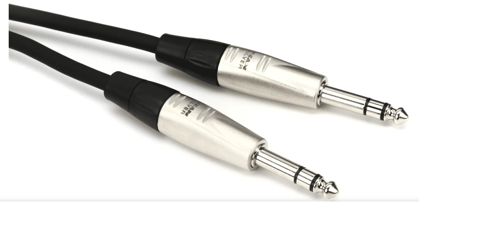 Hosa HSS-010 Pro Balanced Interconnect Cable - REAN 1/4-inch TRS Male to REAN 1/4-inch TRS Male - 10 foot