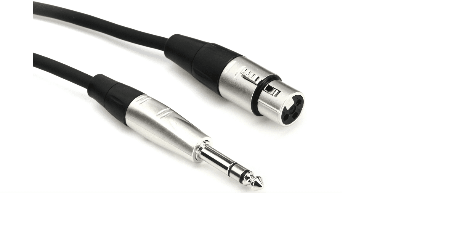 Hosa HXS-020 Pro Balanced Interconnect - REAN XLR Female to 1/4-inch TRS Male - 20 foot