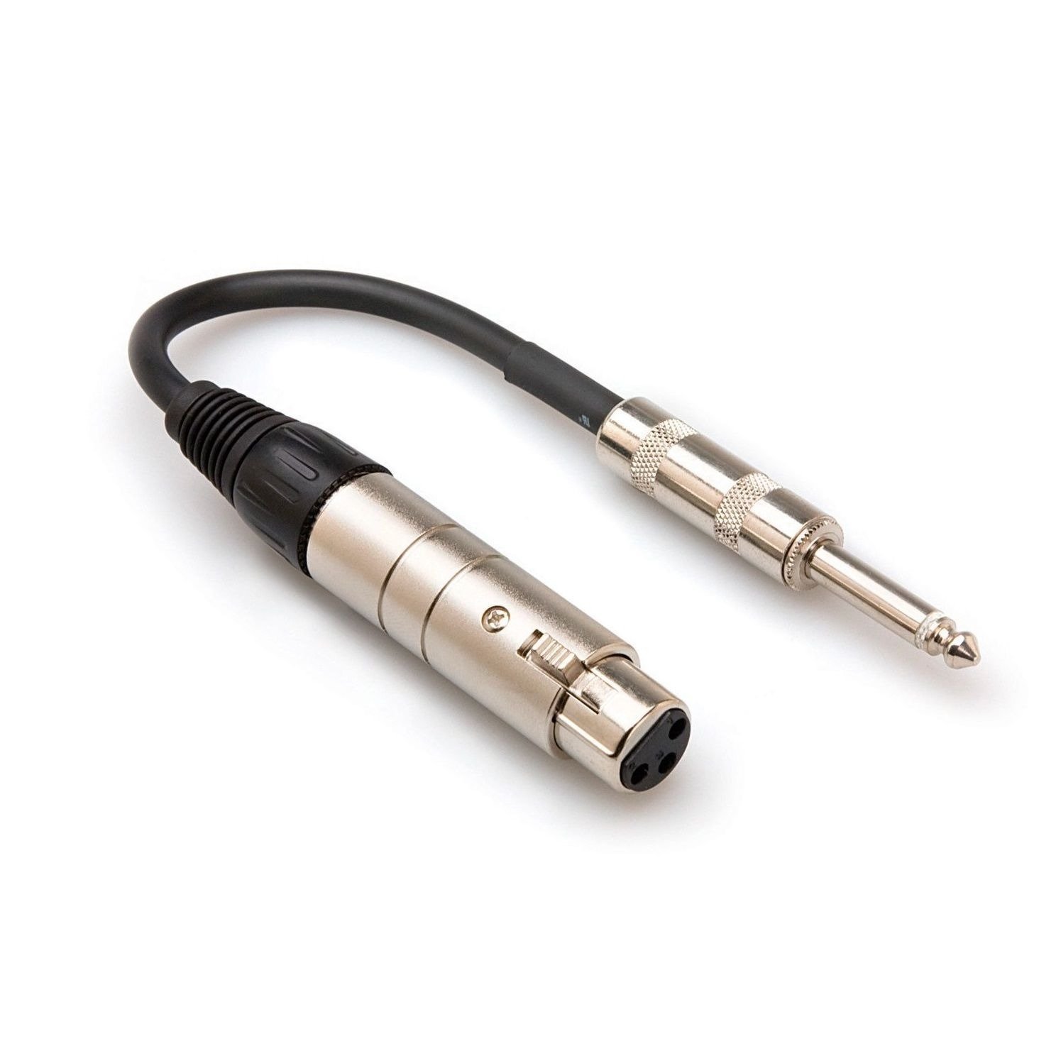 Hosa Impedance Transformer XLR3F to 1/4" TS (6")