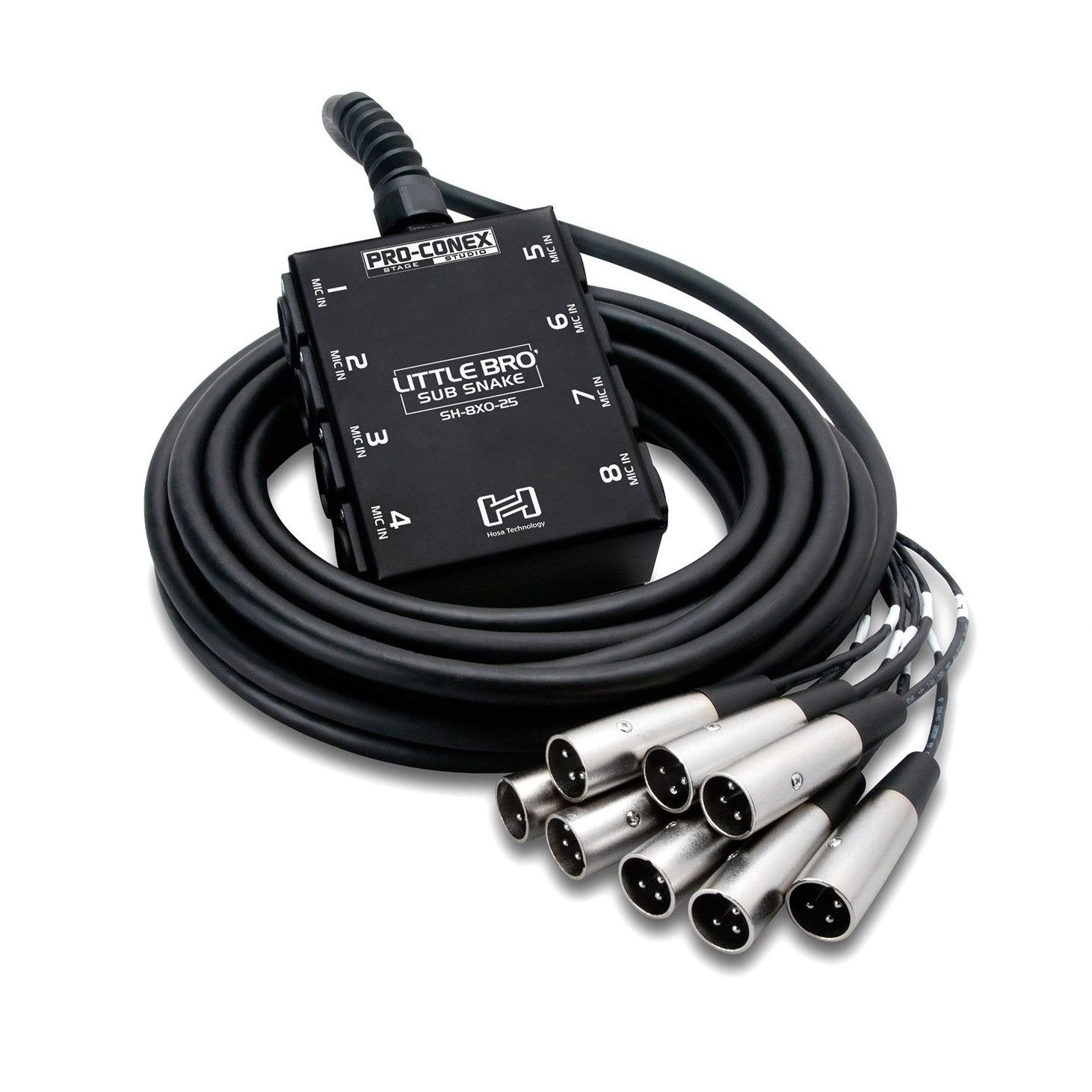 Hosa Little Bro' Sub Snake 8 x XLR Sends No Returns
