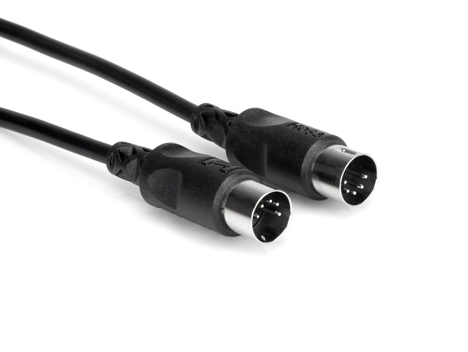 Hosa MID-310BK MIDI Cable - 10 foot Black