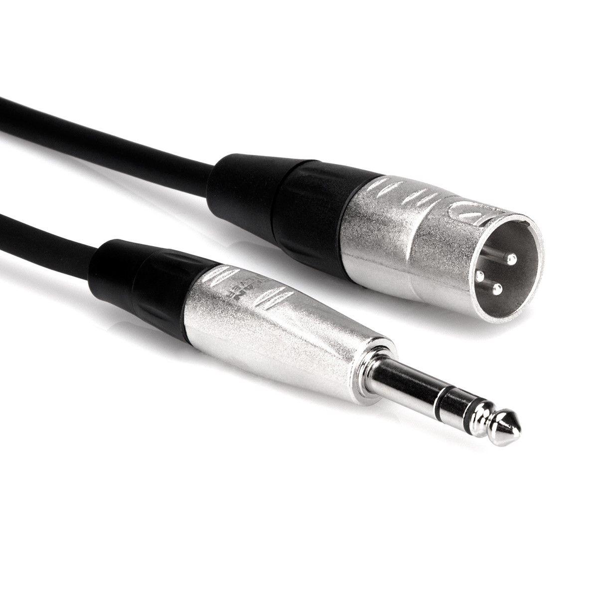 Hosa Pro Balanced Interconnect REAN 1/4" TRS to XLR3M