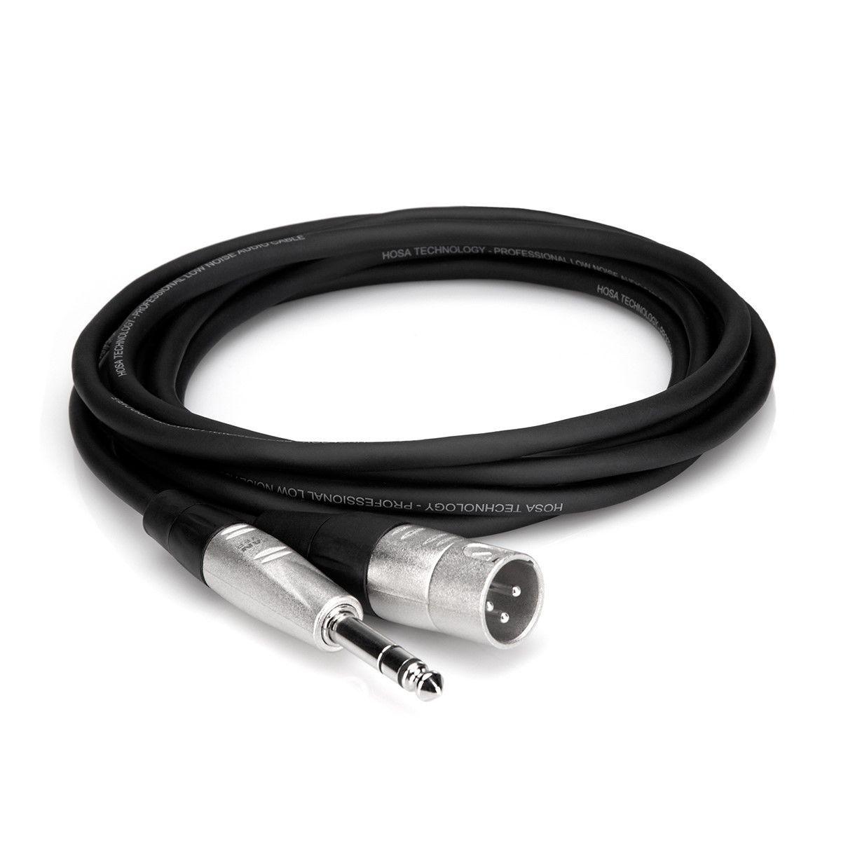 Hosa Pro Balanced Interconnect REAN 1/4" TRS to XLR3M