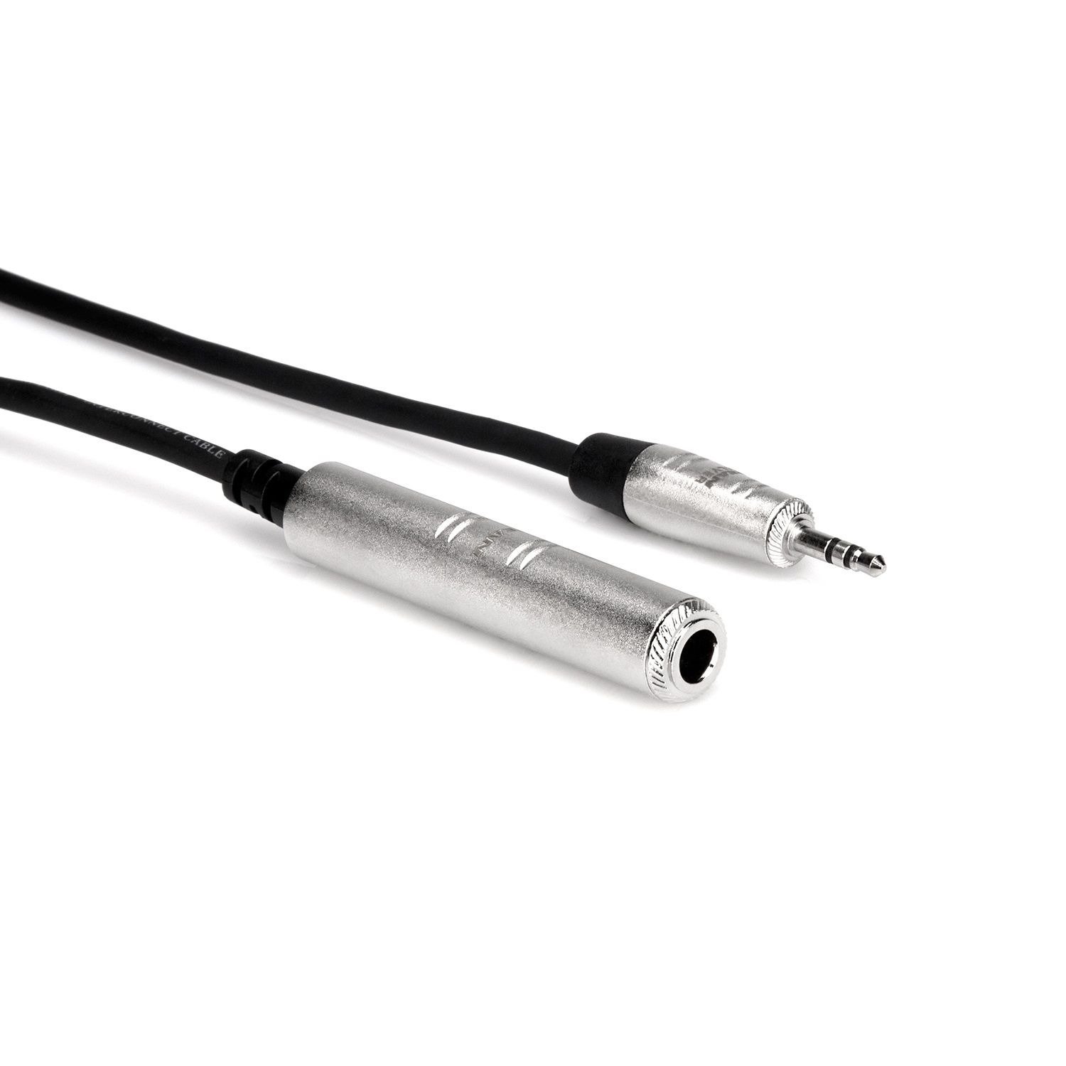 Hosa Pro Headphone Adaptor Cable REAN 1/4 in TRS to 3.5 mm TRS