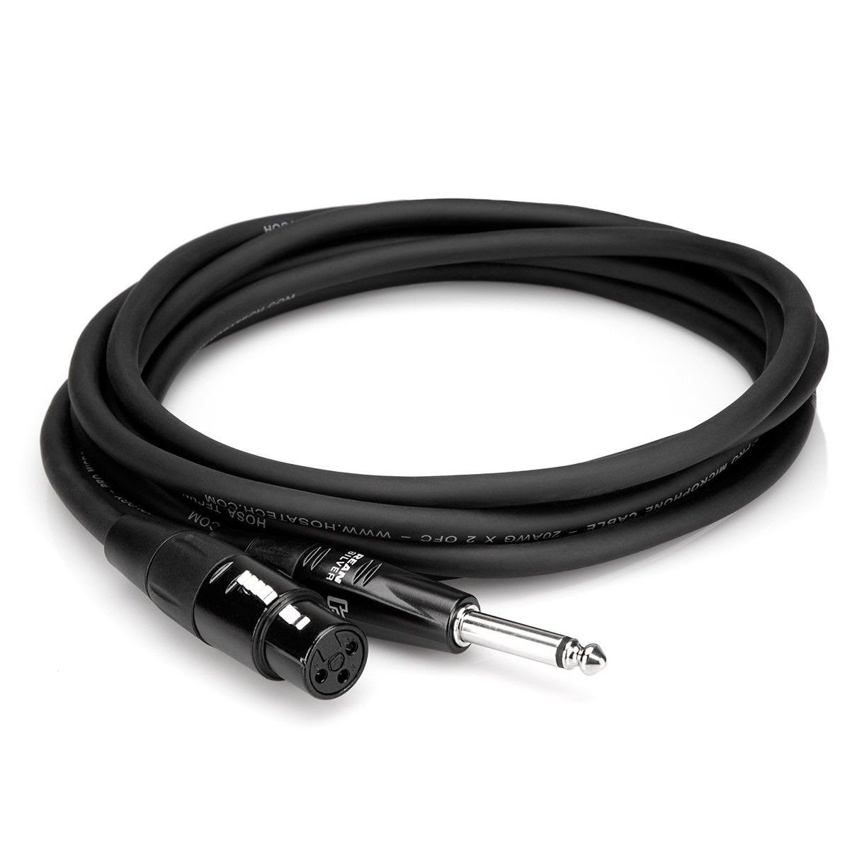 Hosa Pro Microphone Cable REAN XLR3F to 1/4" TS