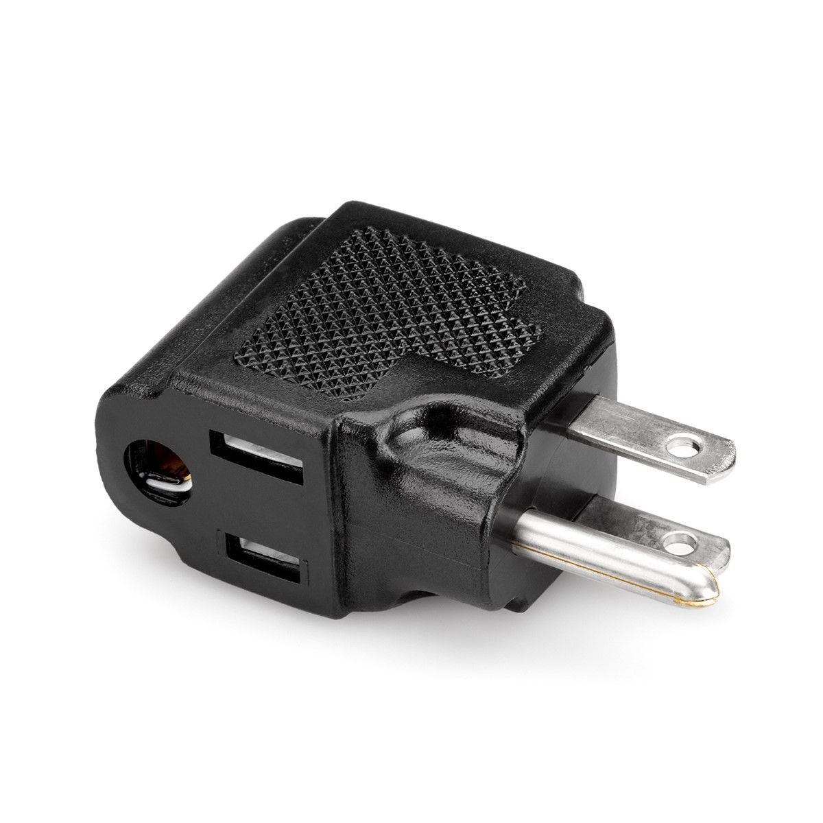 Hosa Right-angle Power Adaptor NEMA 5-15R to NEMA 5-15P