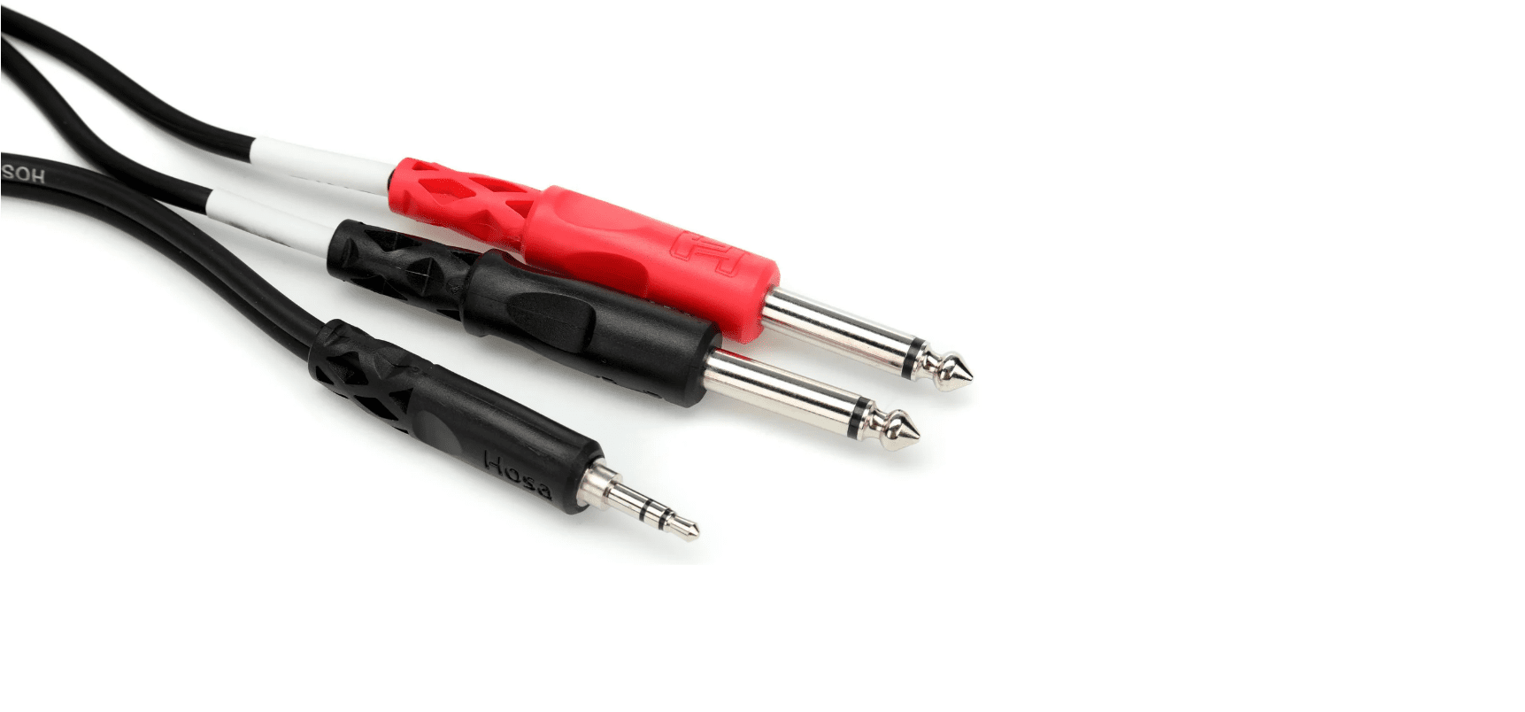 Hosa Stereo Breakout 3.5mm TRS to Dual 1/4" TS-3'