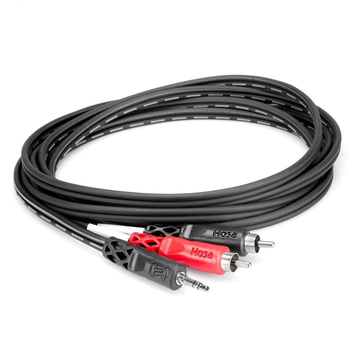 Hosa Stereo Breakout 3.5mm TRS to Dual RCA