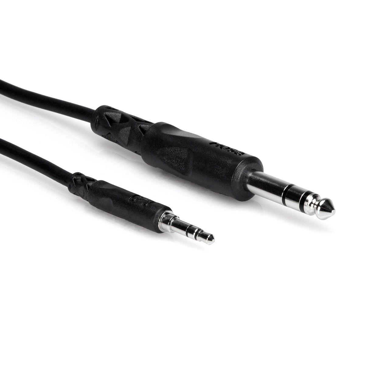 Hosa Stereo Interconnect 3.5mm TRS to 1/4" TRS - 10 ft