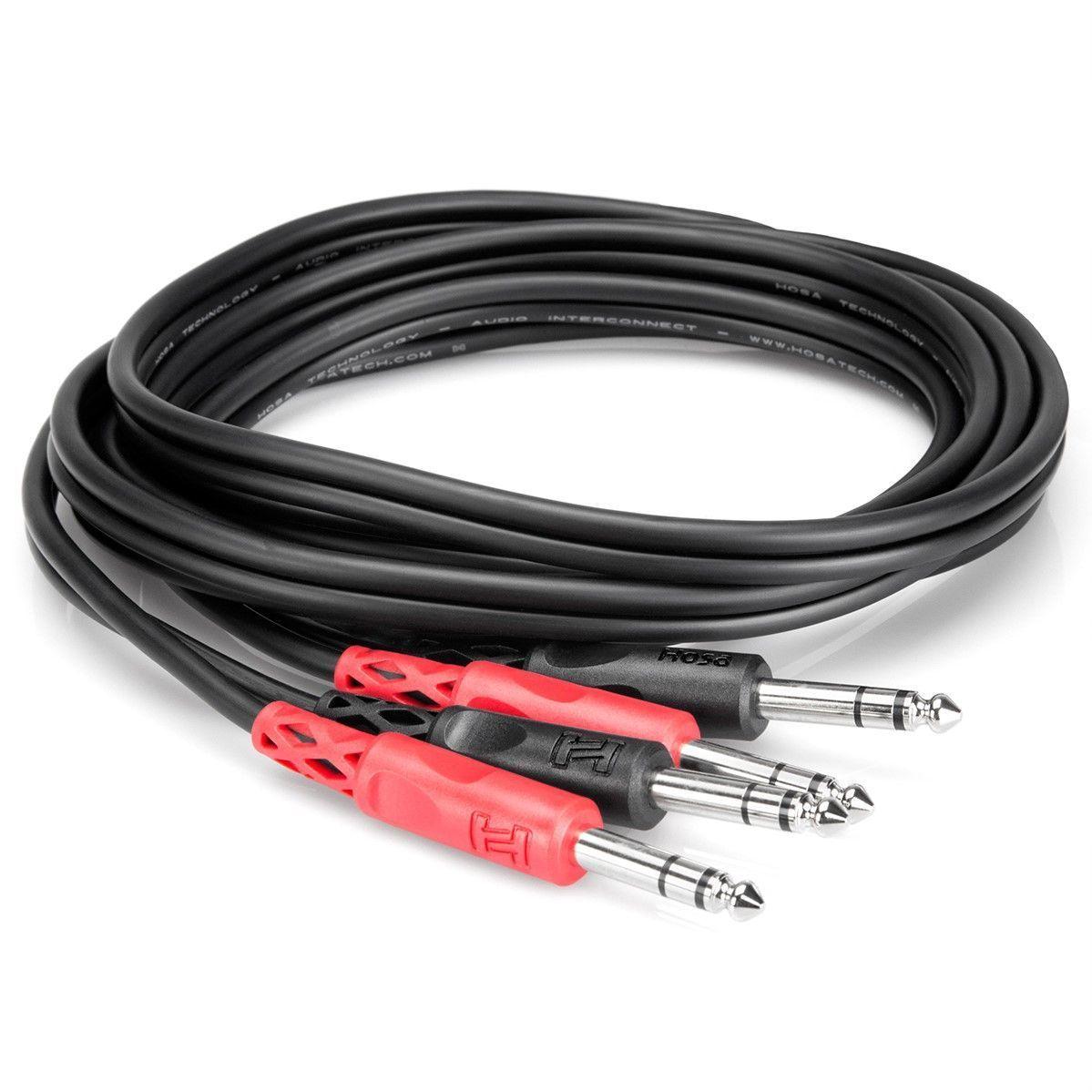 Hosa Stereo Interconnect Dual 1/4" TRS to Same