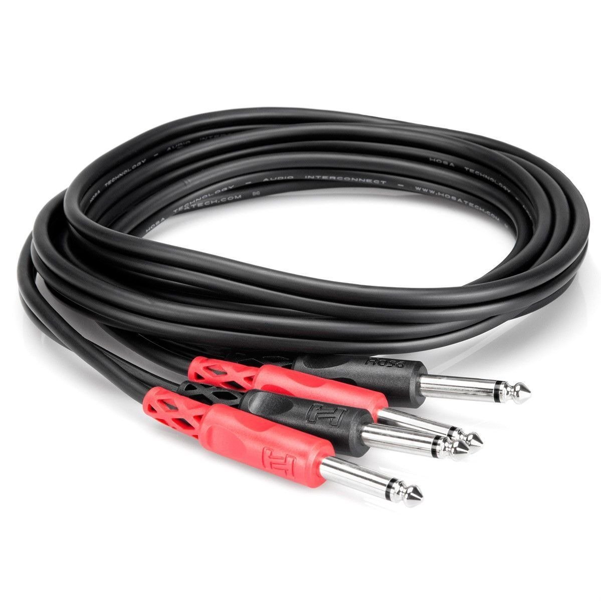Hosa Stereo Interconnect Dual 1/4" TS to Same