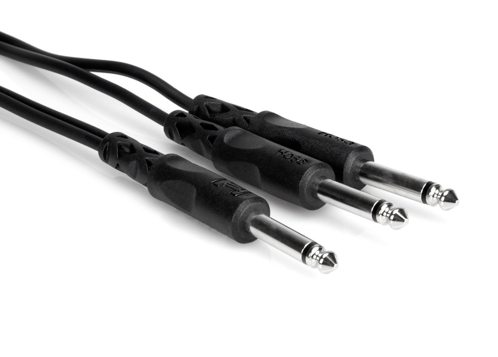 Hosa Y Cable 1/4" TS to Dual 1/4" TS