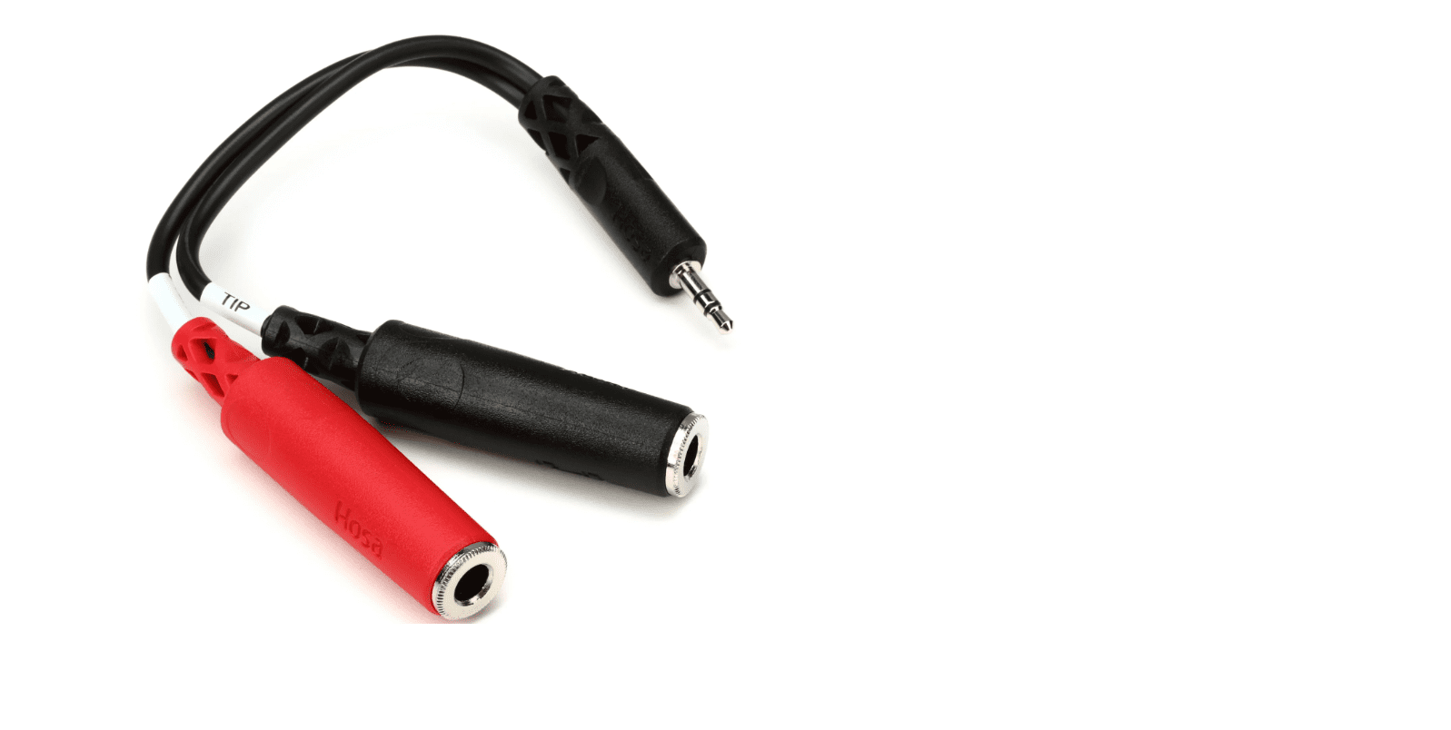 Hosa YMP-137 Stereo Breakout Cable - 3.5mm TRS Male to Left and Right 1/4 inch TS Female