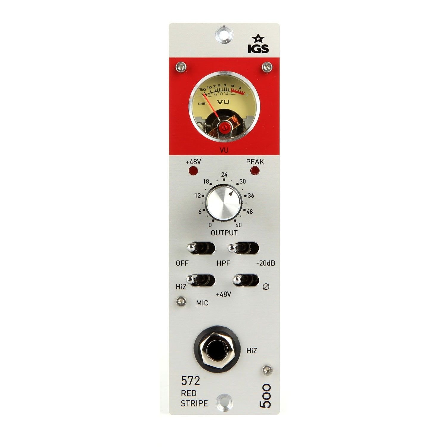 IGS Audio 572 Red Stripe 500 Series Tube Preamp