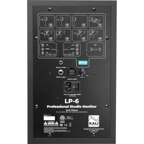 Kali Audio LP-6 V2 6.5-inch Powered Studio Monitor - Black
