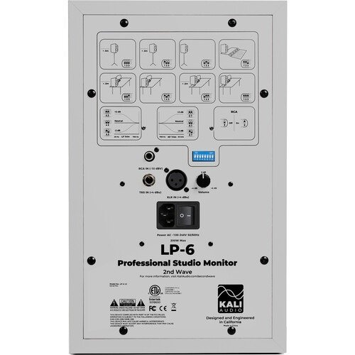 Kali Audio LP-6 v2 Studio Monitor (White)