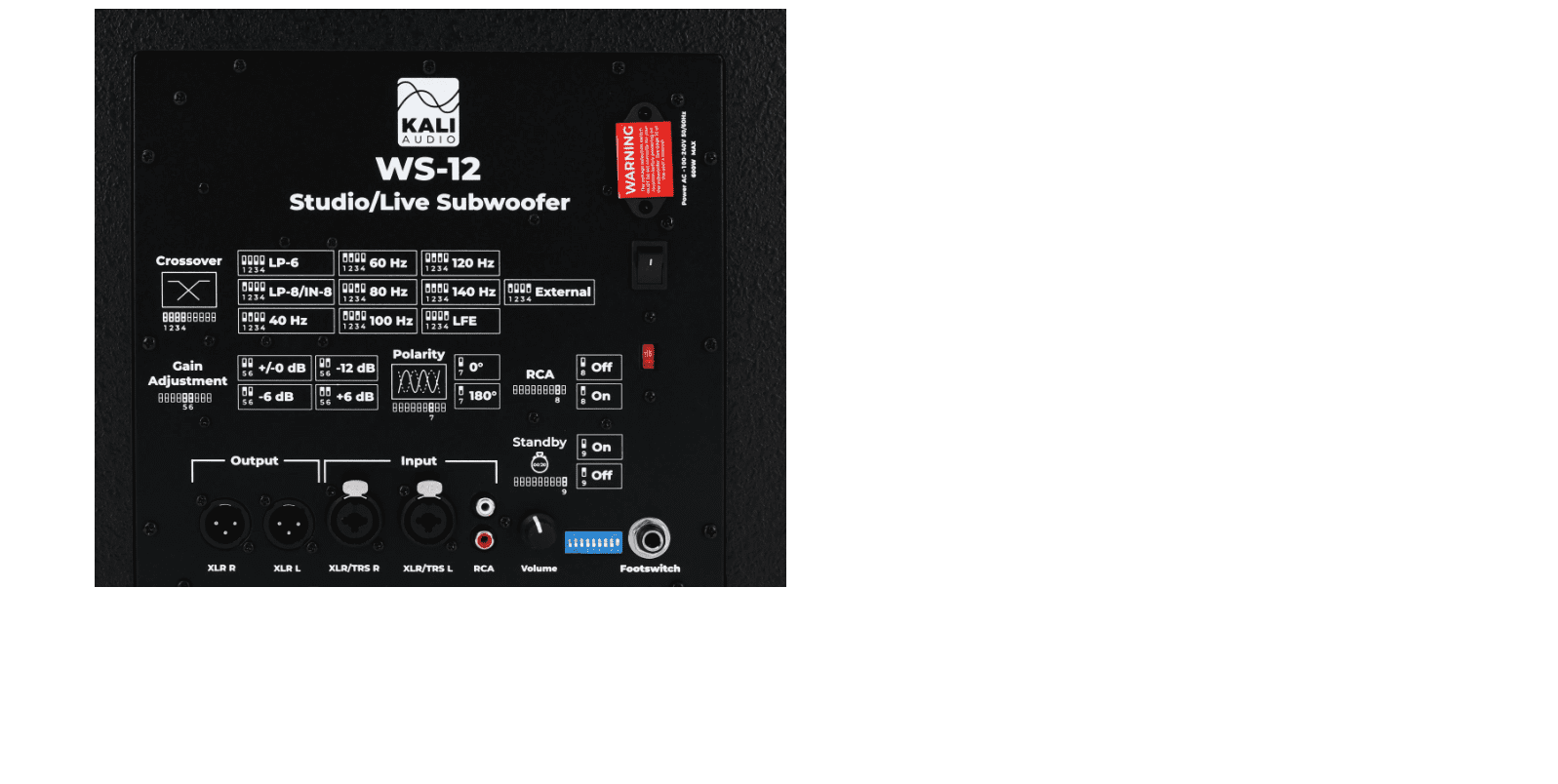 Kali Audio WS-12 12 inch Powered Subwoofer