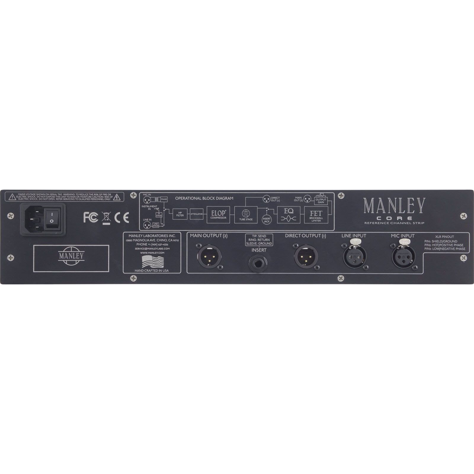 Manley CORE® Reference Channel Strip
