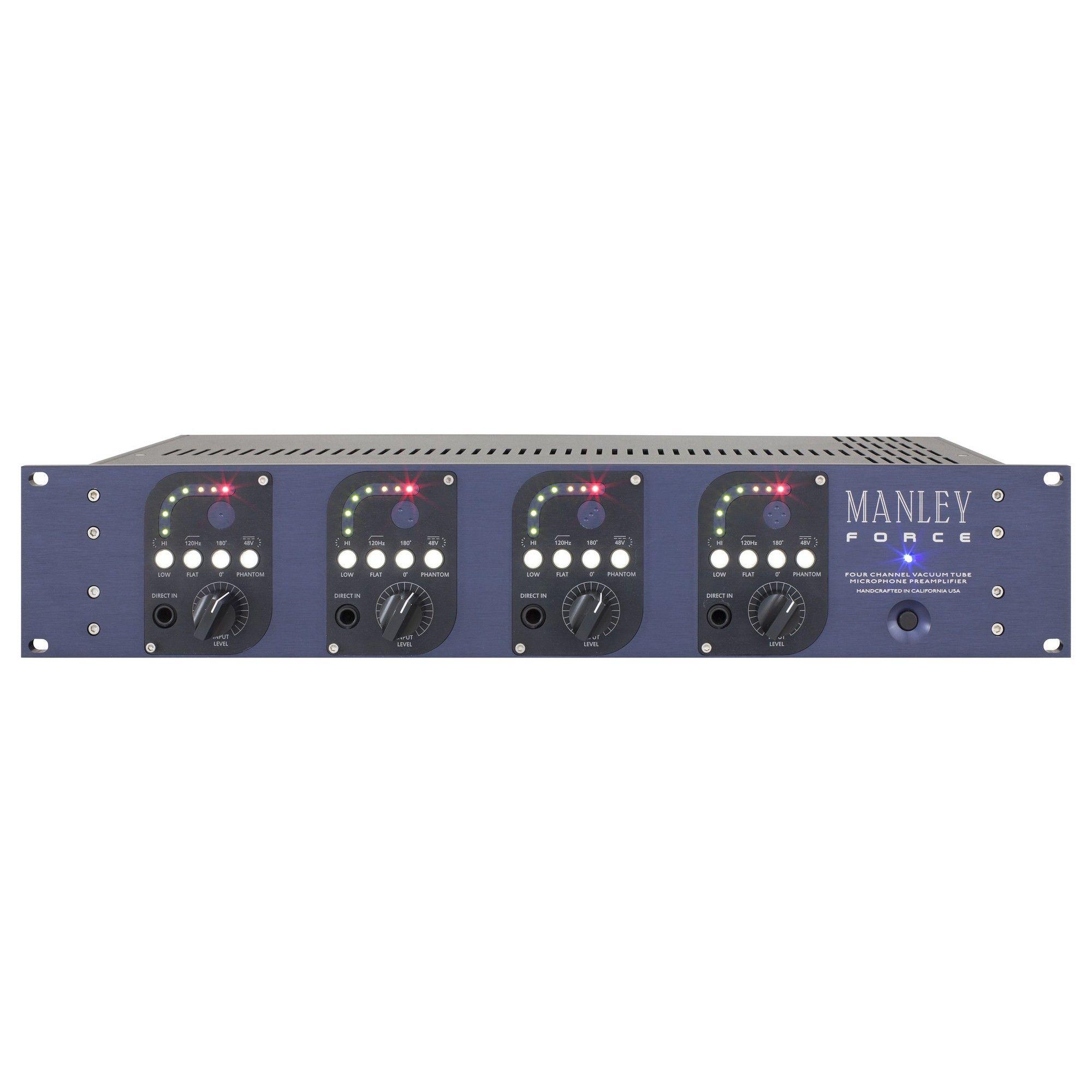 Manley FORCE® Four Channel Mic Preamp