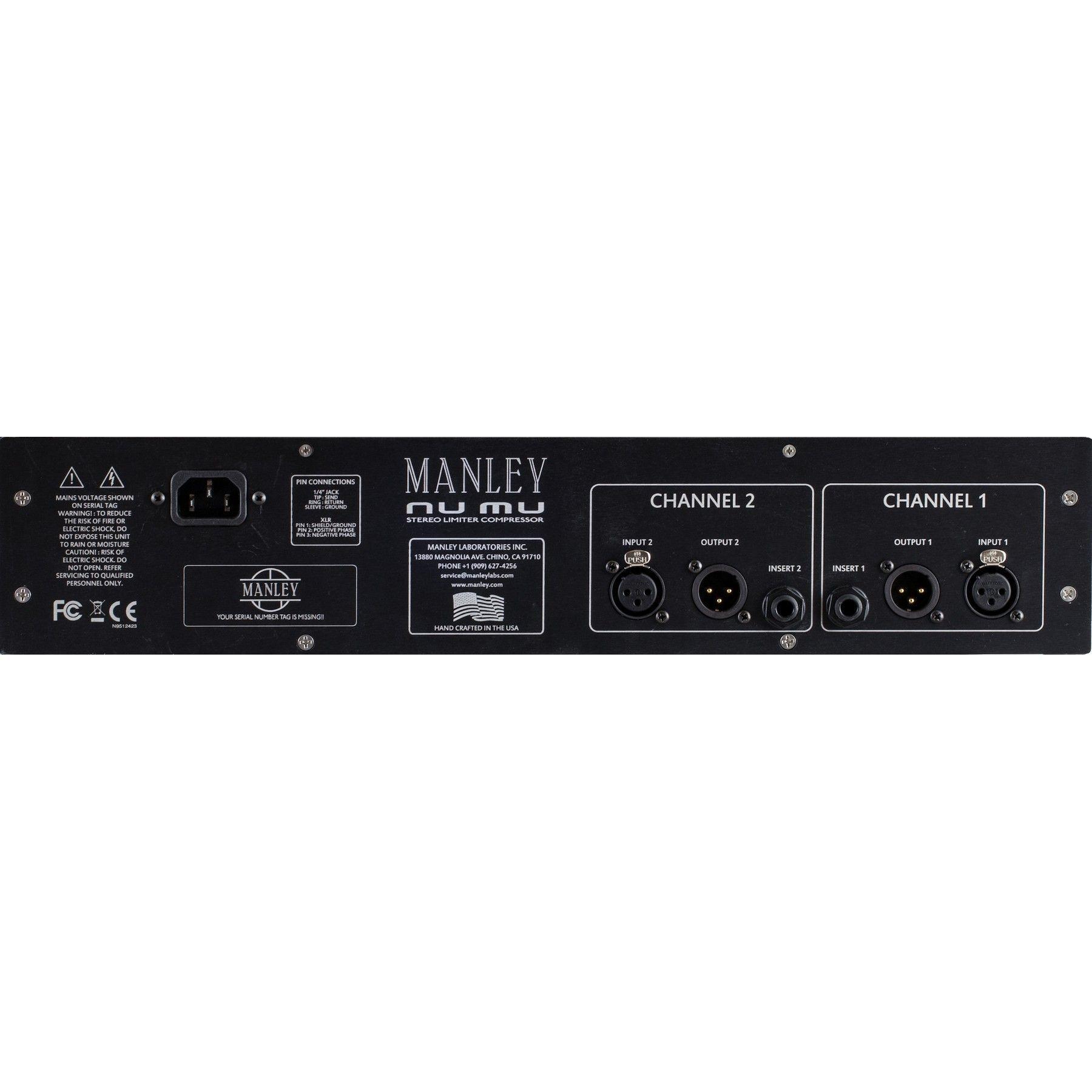 Manley Nu Mu Stereo Limiter Compressor