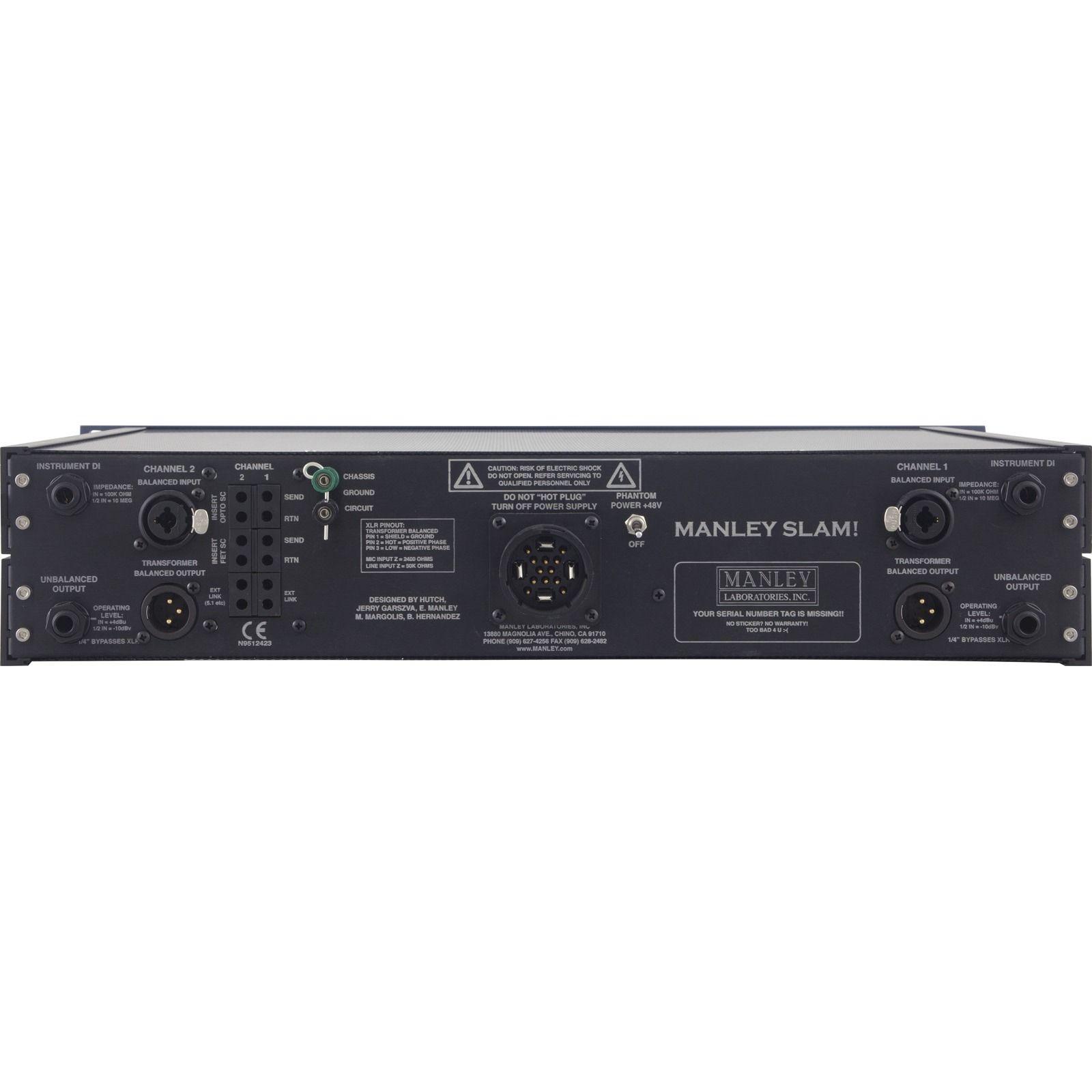 Manley SLAM! Dual Mic Preamp with Limiter