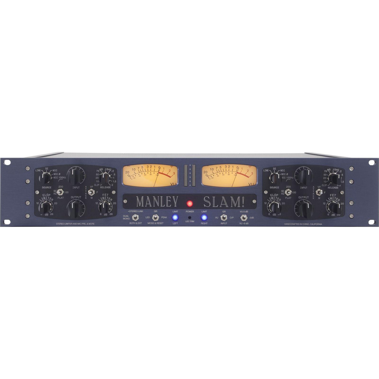 Manley SLAM! Dual Mic Preamp with Limiter