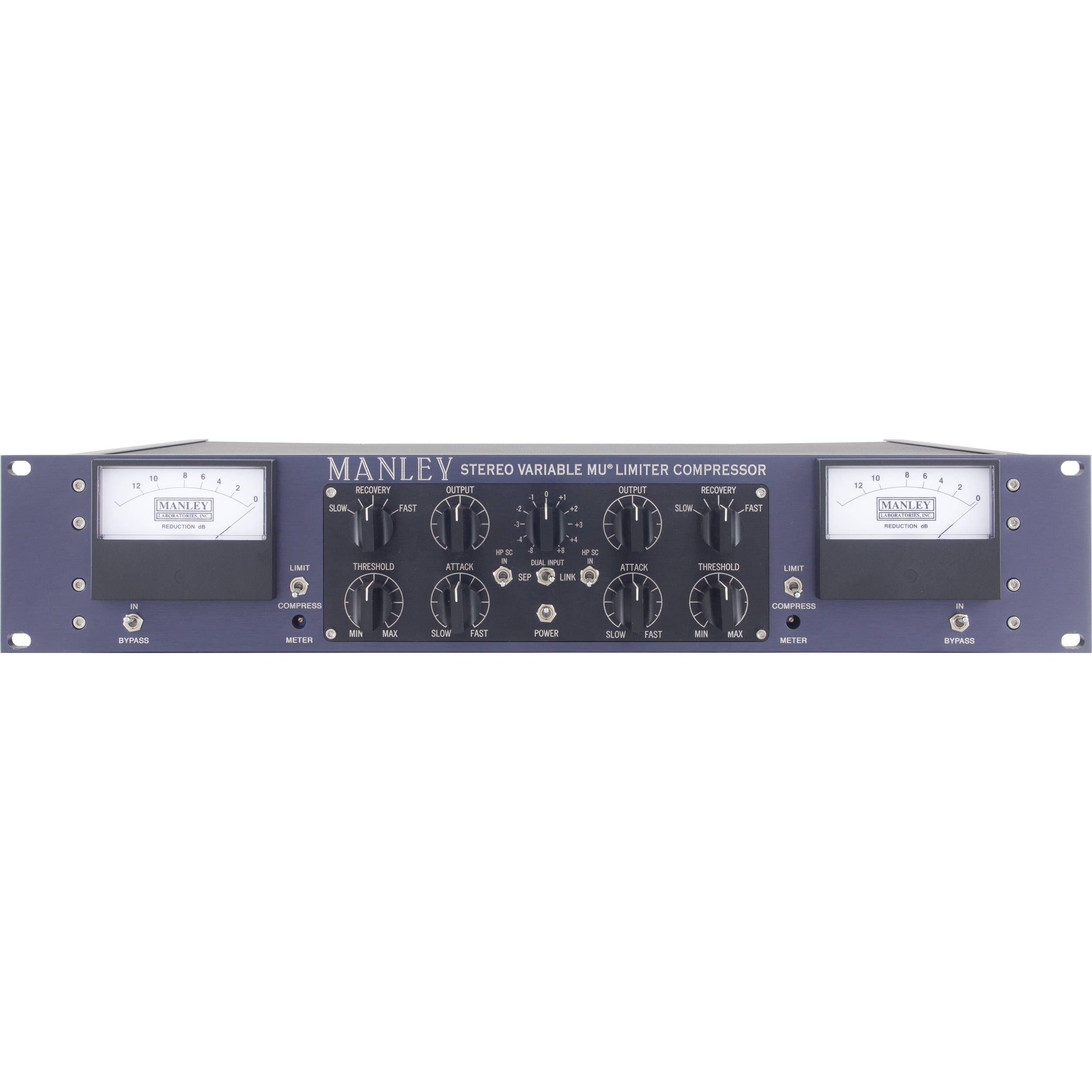 Manley Variable MU Stereo Limiter Compressor Mastering Version with M/S & T-Bar Mod
