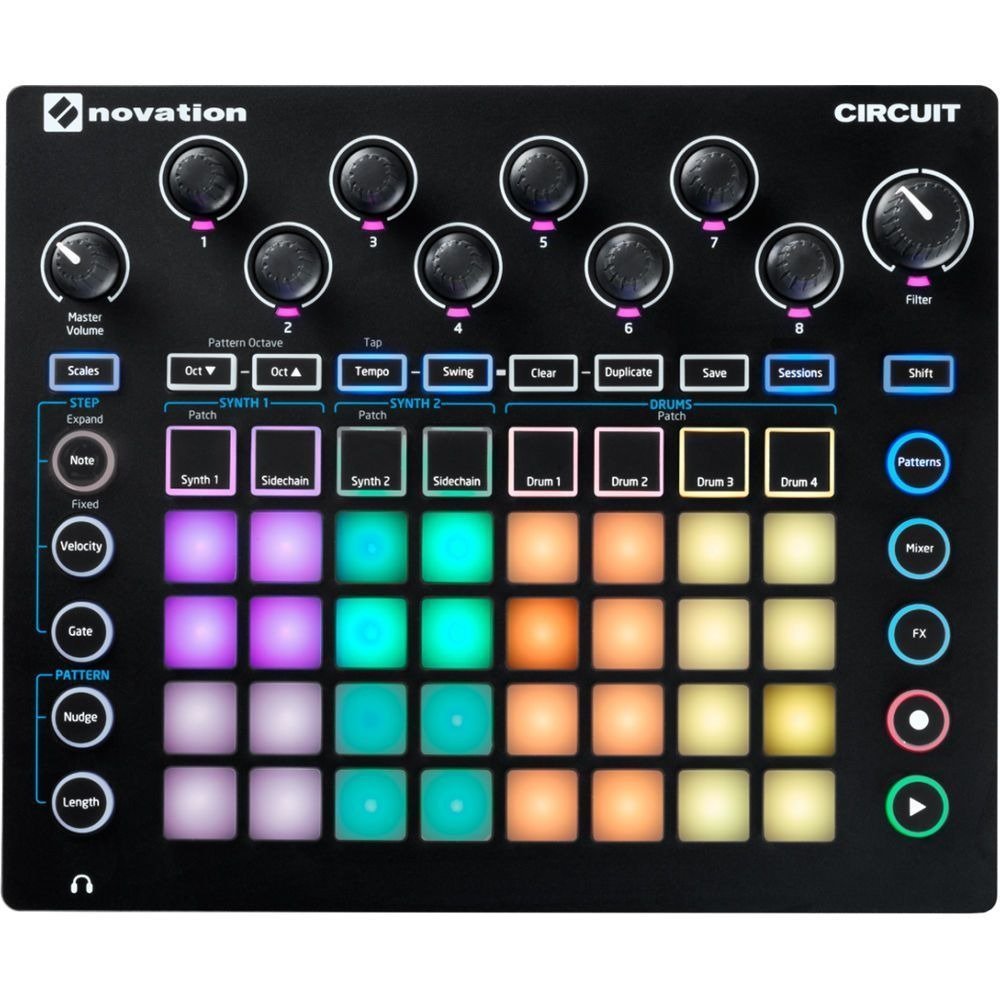 Novation Circuit Groovebox with Sample Import