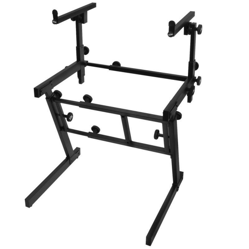 On-Stage KS7365EJ Folding-Z Keyboard Stand w/ 2nd Tier