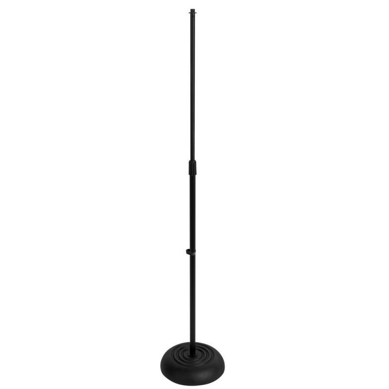 On-Stage MS7201B Round Base Mic Stand (Black)