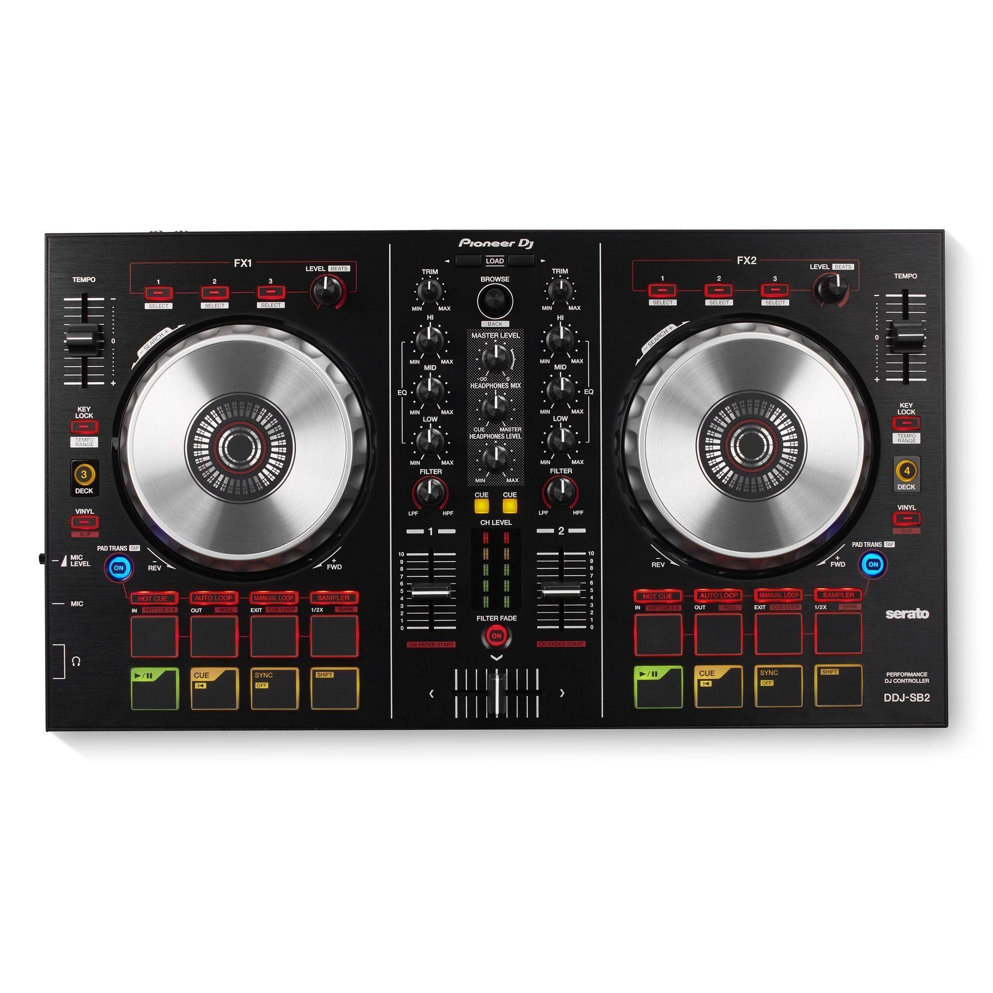 Pioneer DJ DDJ-SB2 2-Channel Serato DJ Controller