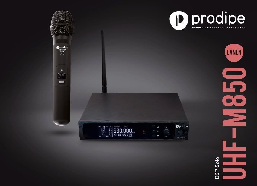 Prodipe - UHF M850 DSP Solo - UHF Dynamic Vocal Microphone