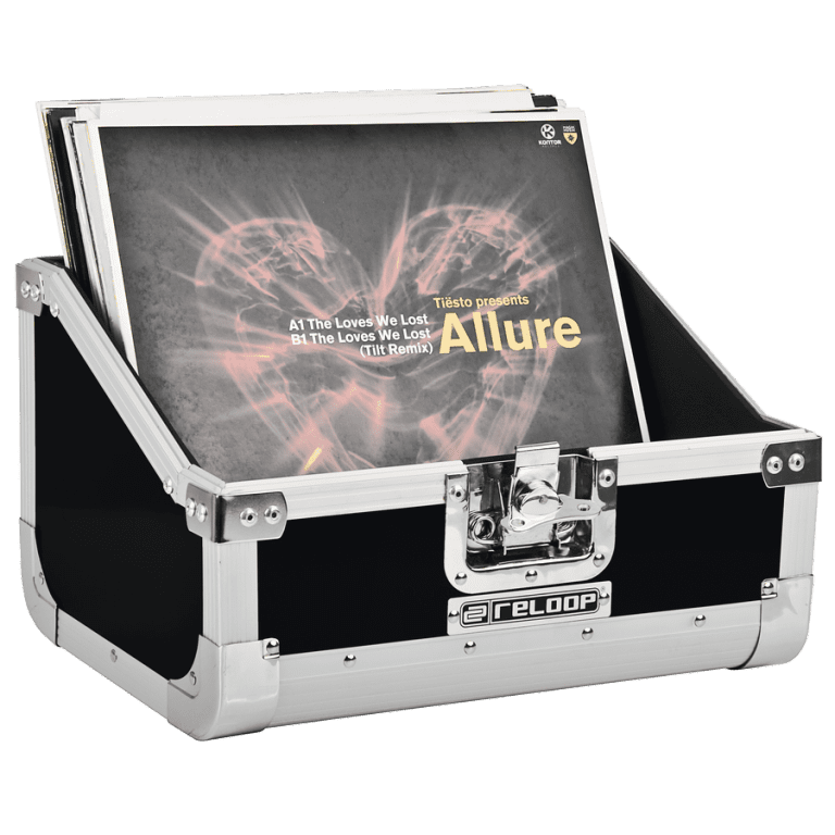 Reloop 80 Record Case Silver