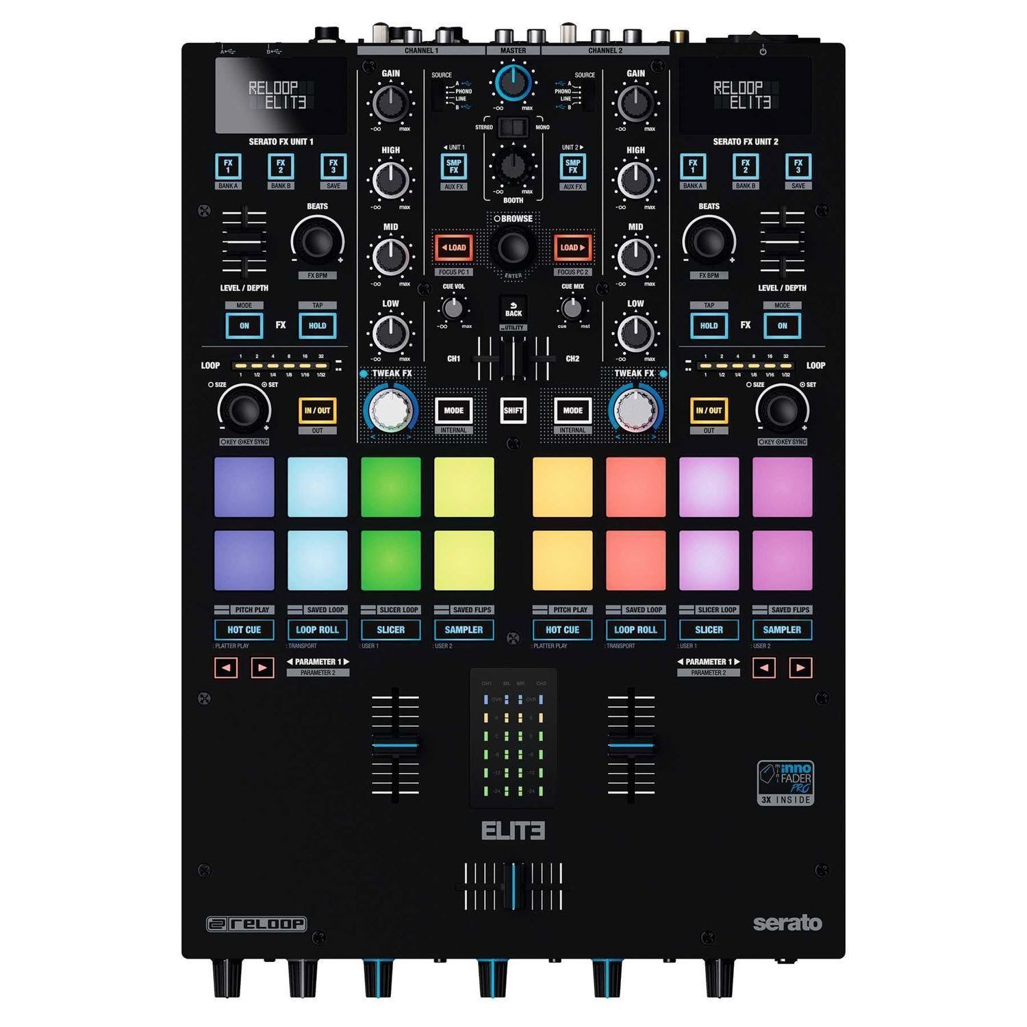 Reloop Elite 2-channel DVS Mixer for Serato