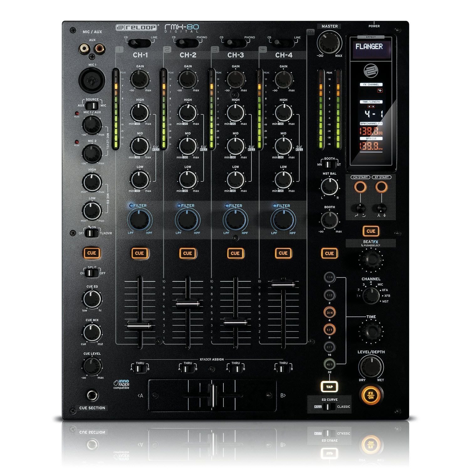 Reloop RMX-80 4+1 channel Performance Club Mixer