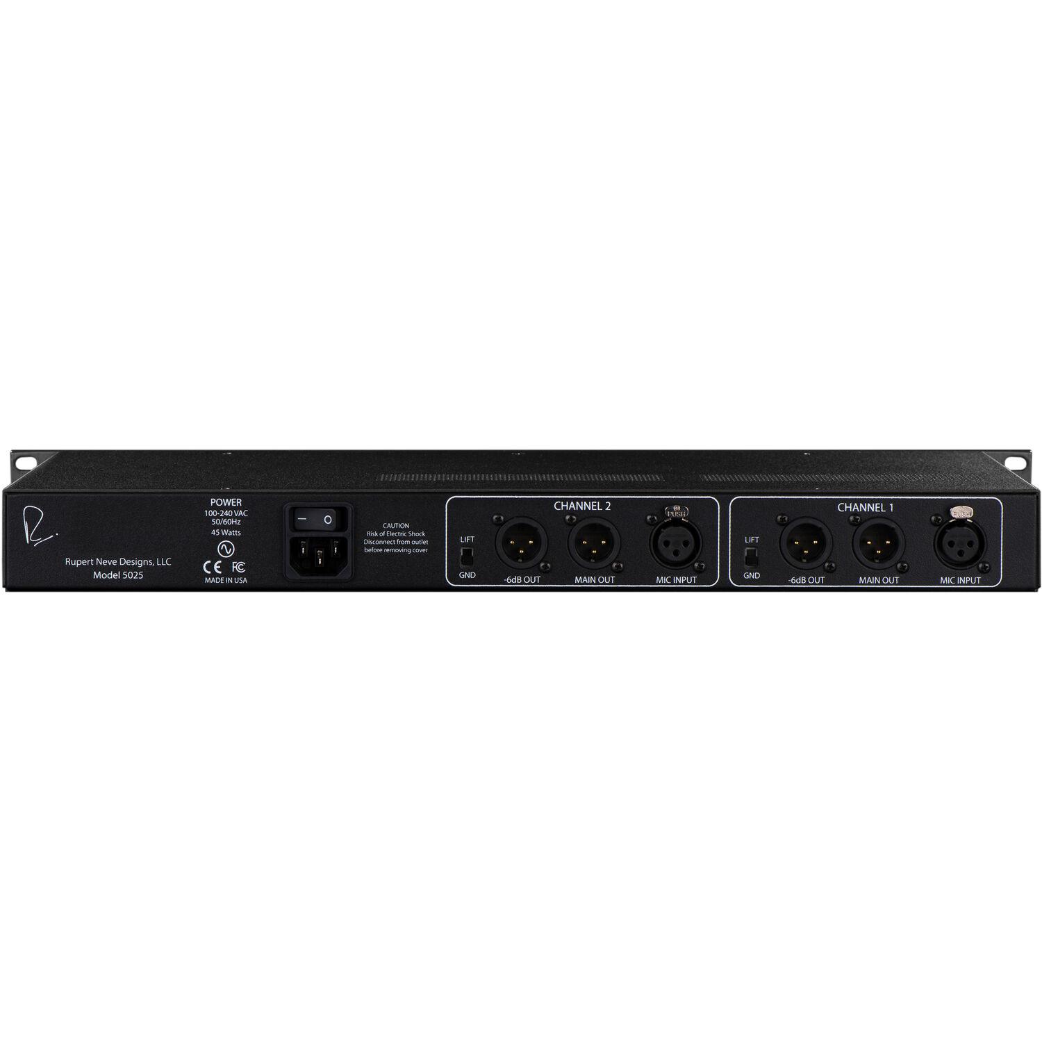 Rupert Neve Designs 5025 Dual Shelford Mic Preamp