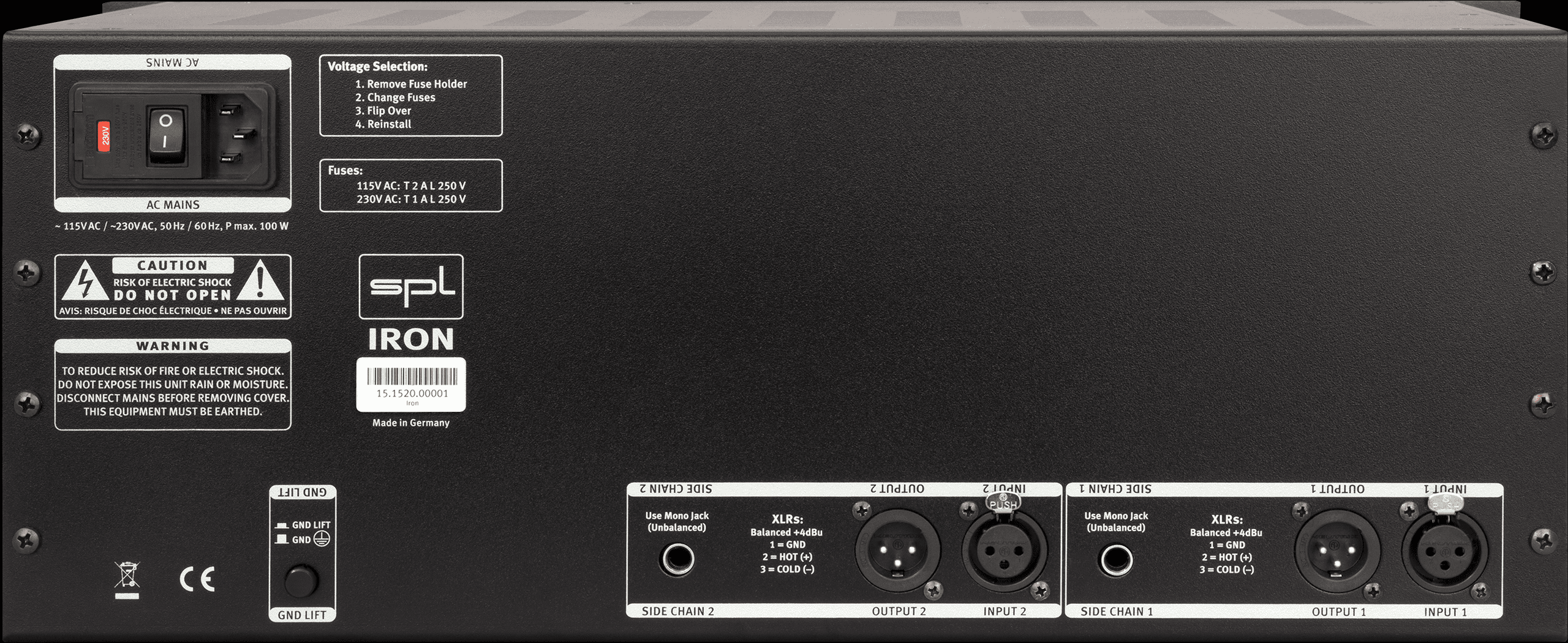 SPL IRON Mastering Compressor - Red