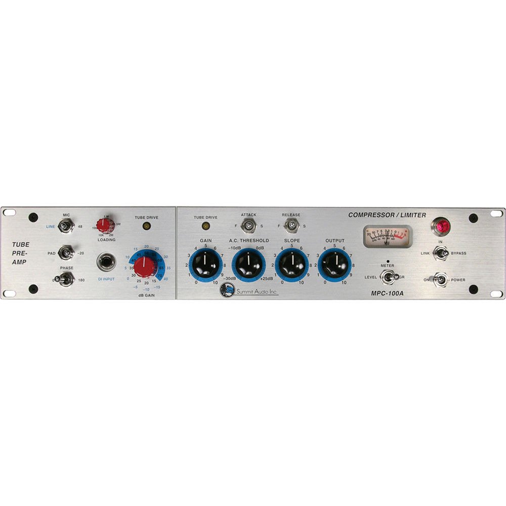 Summit Audio MPC-100A Tube Microphone Preamp & Compressor