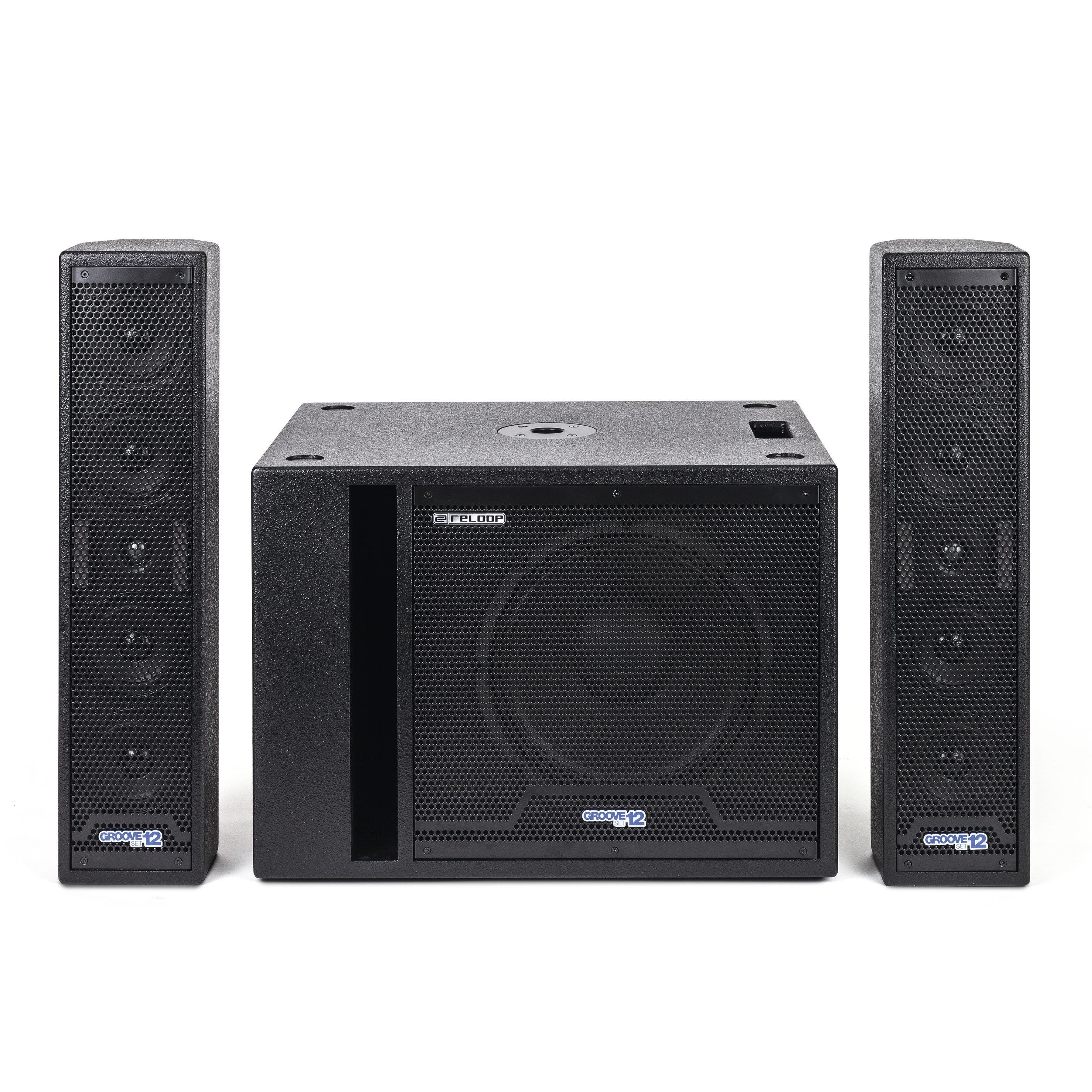The Reloop Groove Set 12 Compact PA System