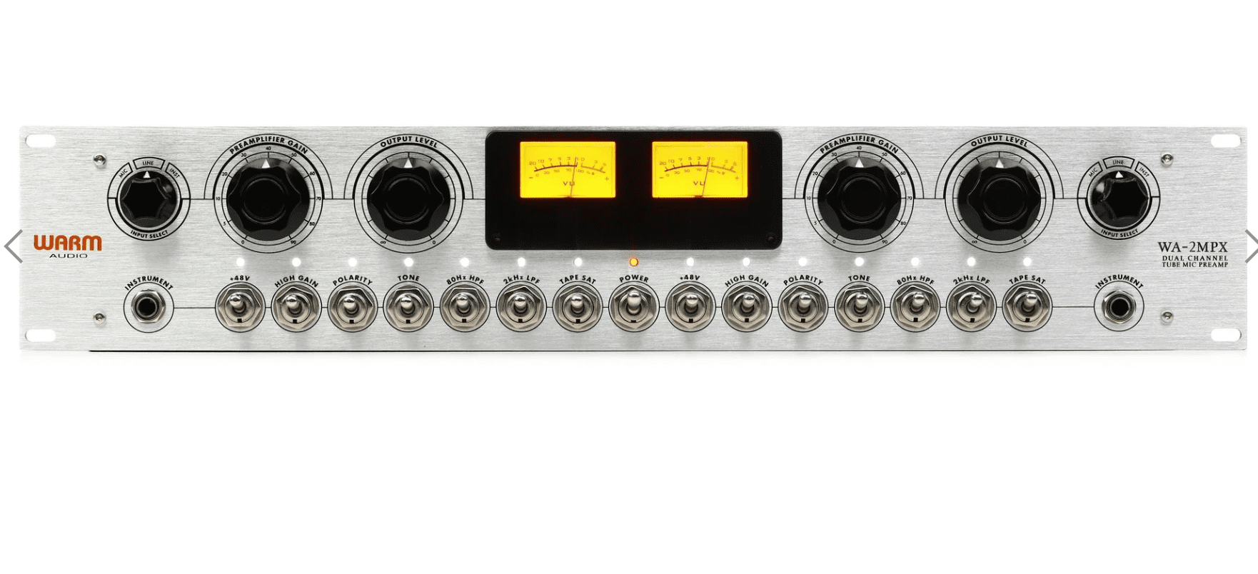 Warm Audio WA-2MPX 2-channel Tube Mic/Line/Instrument Preamp