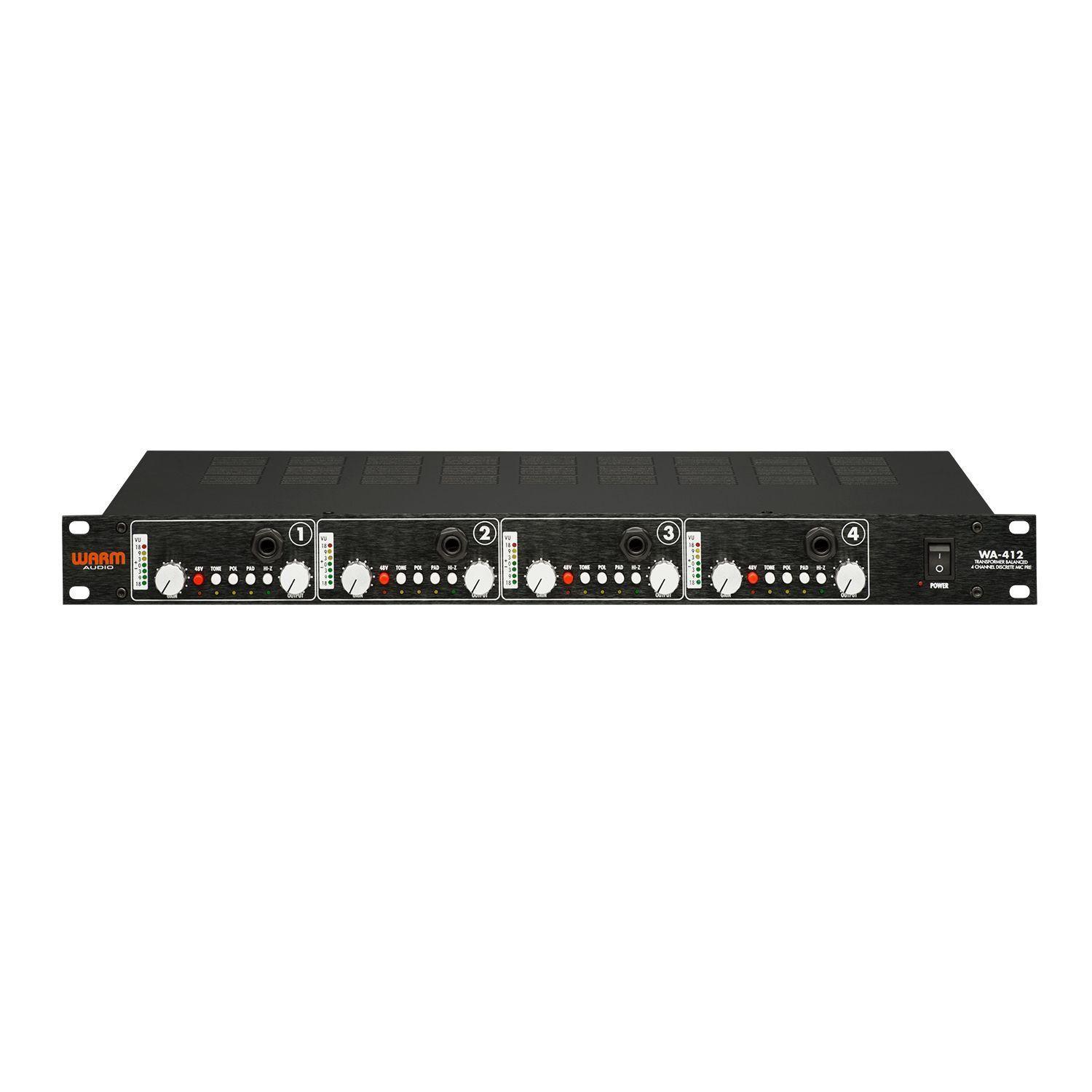 Warm Audio WA-412 4-channel Mic Preamp with DI