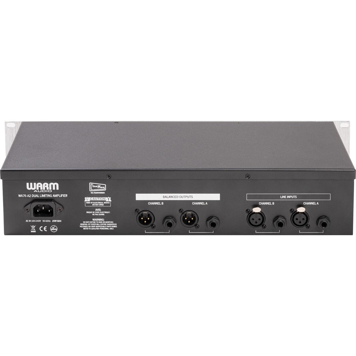 Warm Audio WA76-A2 Dual-channel Vintage-voiced Discrete FET Compressor