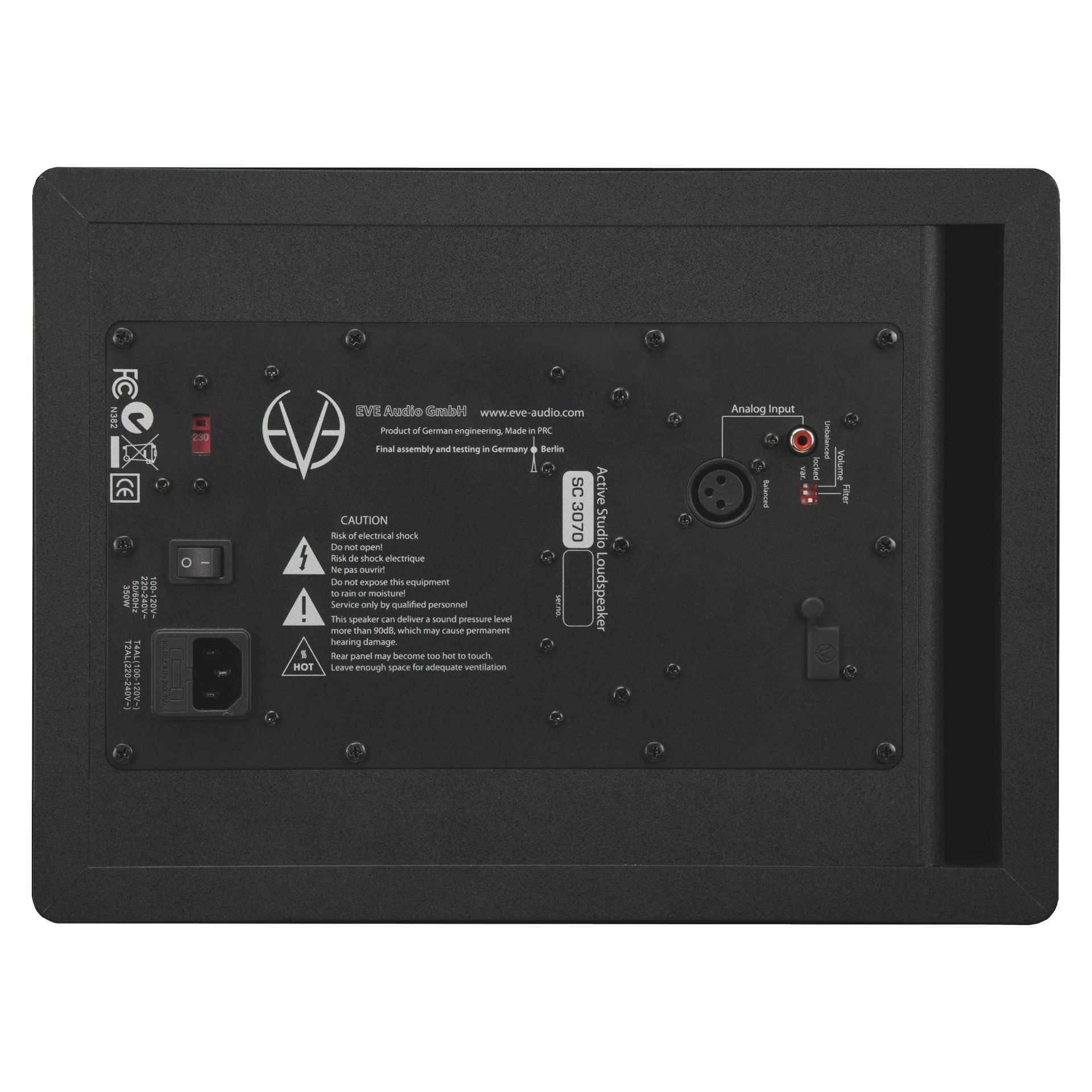 Eve Audio SC3070 3-Way, 7" Active Nearfield / Midfield - Left