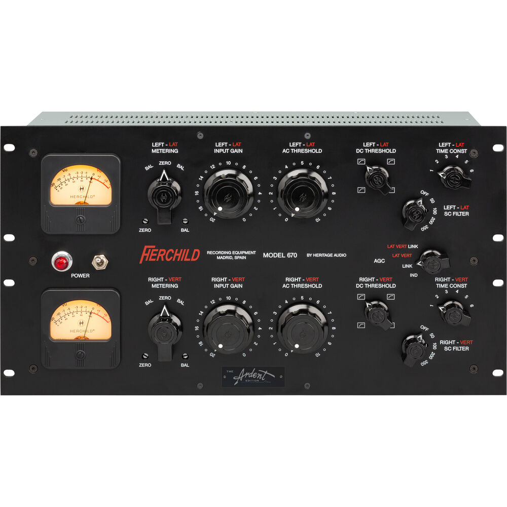 Heritage Audio Herchild HA670 "Ardent Edition" Stereo Tube Compressor