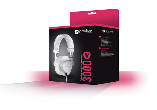 Prodipe 3000W Closed back studio headphones