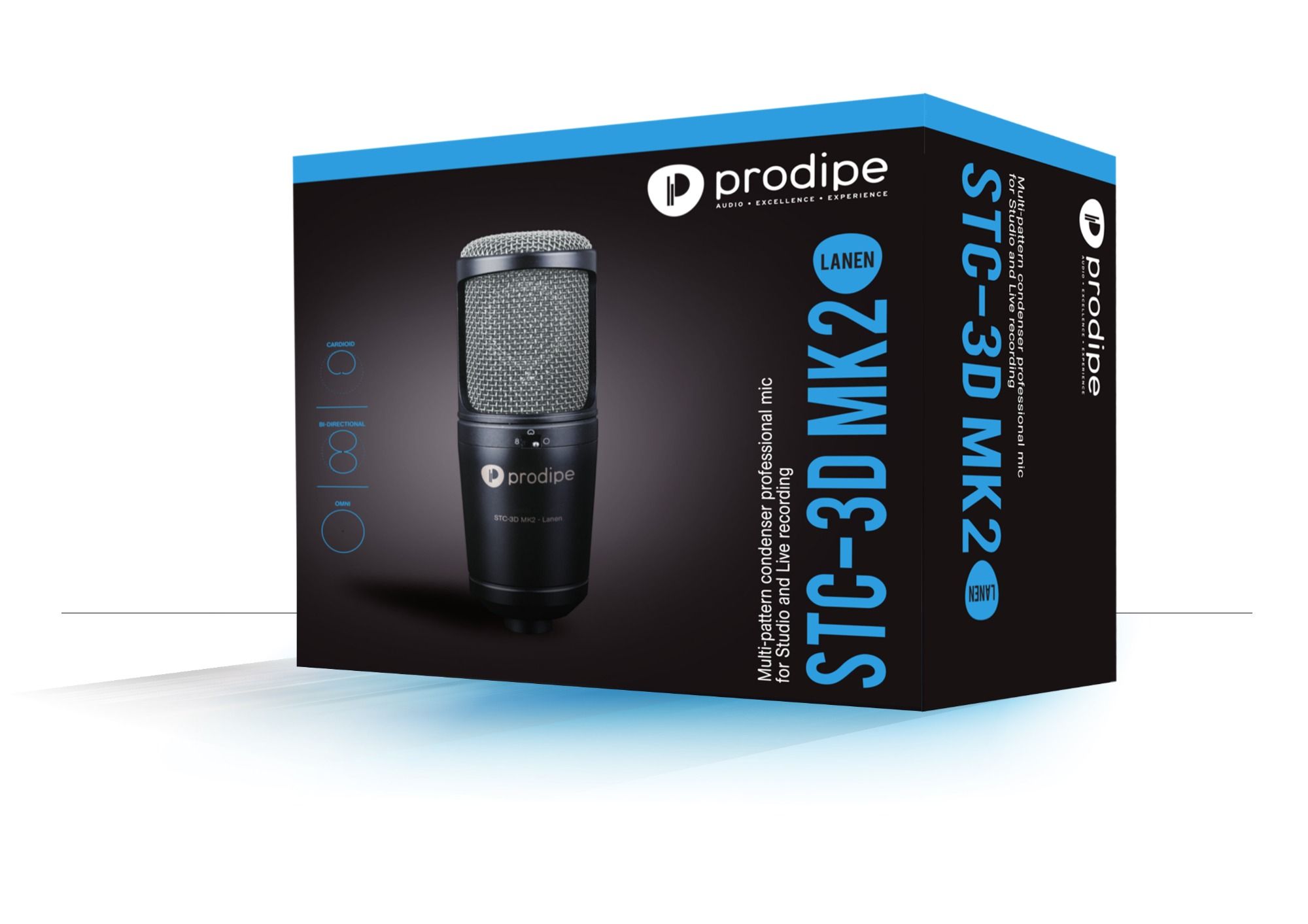 Prodipe - STC-3D MK2 Lanen - Recording Condenser Mic Uni/Bi/Omni