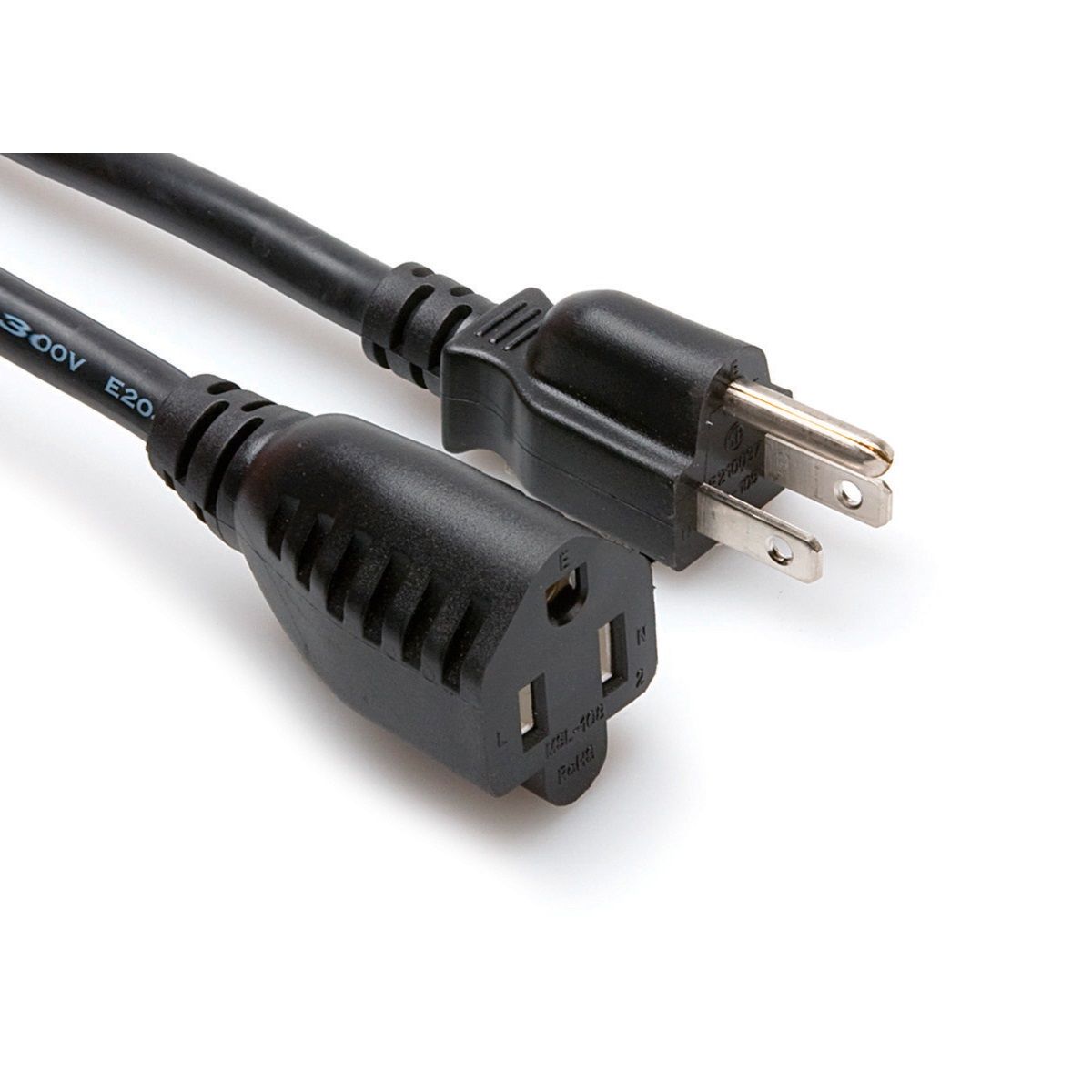 Hosa Power Extension Cord NEMA 5-15R to NEMA 5-15P, 14 AWG