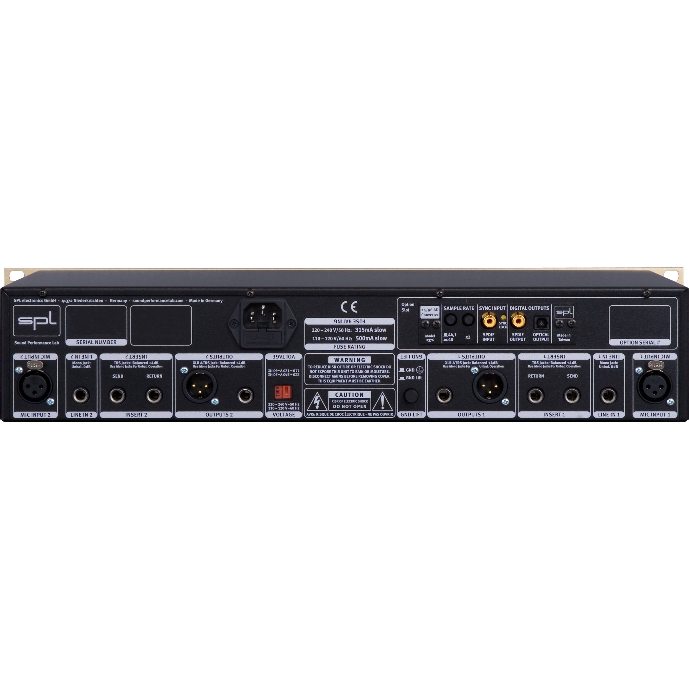 SPL GoldMike MK2 Dual-Channel Mic &amp; Instrument Preamp