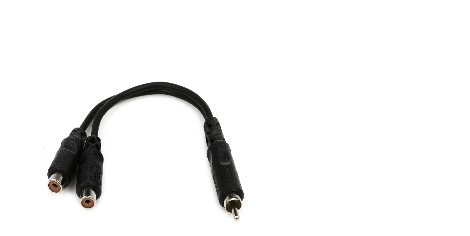 Hosa YRA-104 Y Cable - RCA Male to Dual RCA Female