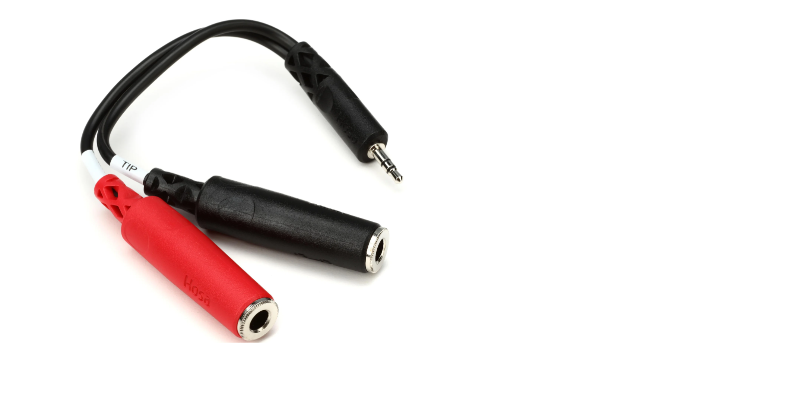 Hosa YMP-137 Stereo Breakout Cable - 3.5mm TRS Male to Left and Right 1/4 inch TS Female